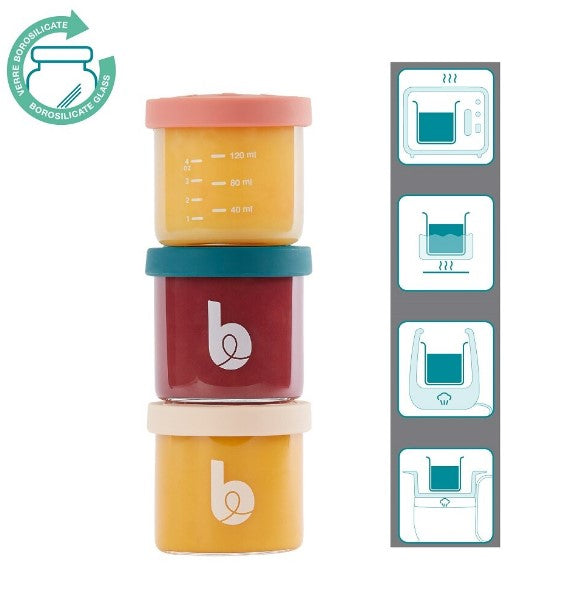 Set de boluri de sticlă pentru alimente Isy Bowls 6x250 ml și 3x120 ml