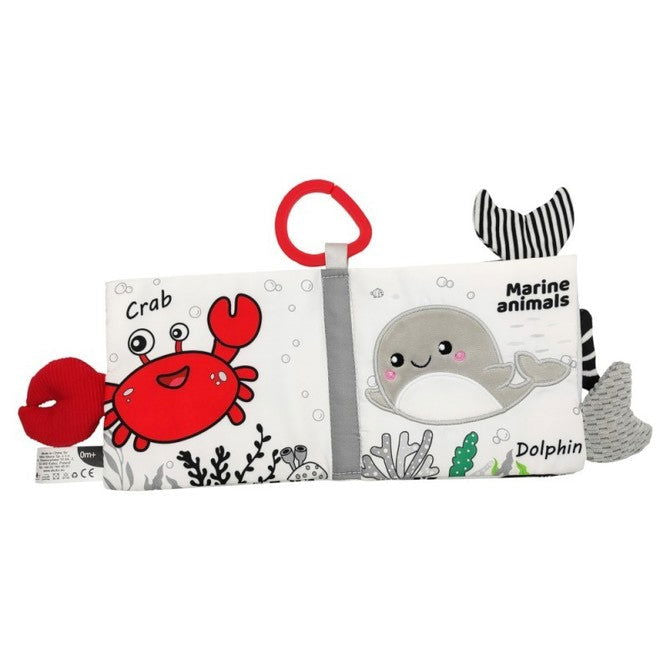 A0480 Сензорна Книга Морски Животни --- BebeMama