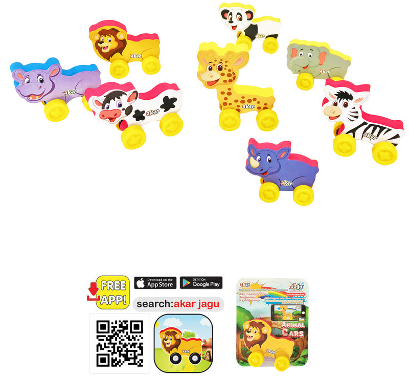 Говореща И Разказваща На Български Играчка Животни С Движещи Се Гуми С Добавена Реалност 10Х16Х6 На 16 Езика От Еva Пяна