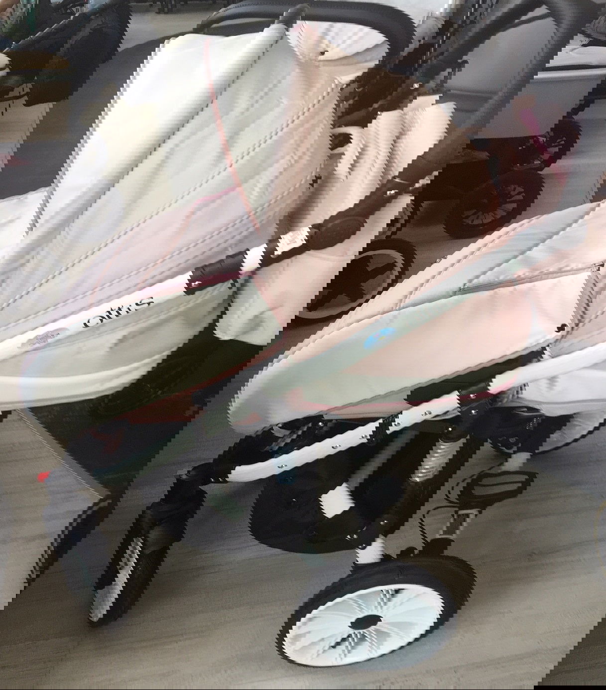 Adbor-Бебешка Количка 3В1 Zarra White Цвят:01 --- BebeMama