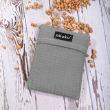 Akuku Възглавничка За Бебе С Черешови Костилки 13 X 16 Cm Сива --- BebeMama