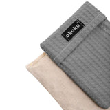 Akuku Възглавничка За Бебе С Черешови Костилки 13 X 16 Cm Сива --- BebeMama