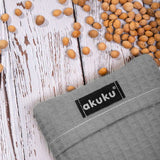 Akuku Възглавничка За Бебе С Черешови Костилки 13 X 16 Cm Сива --- BebeMama