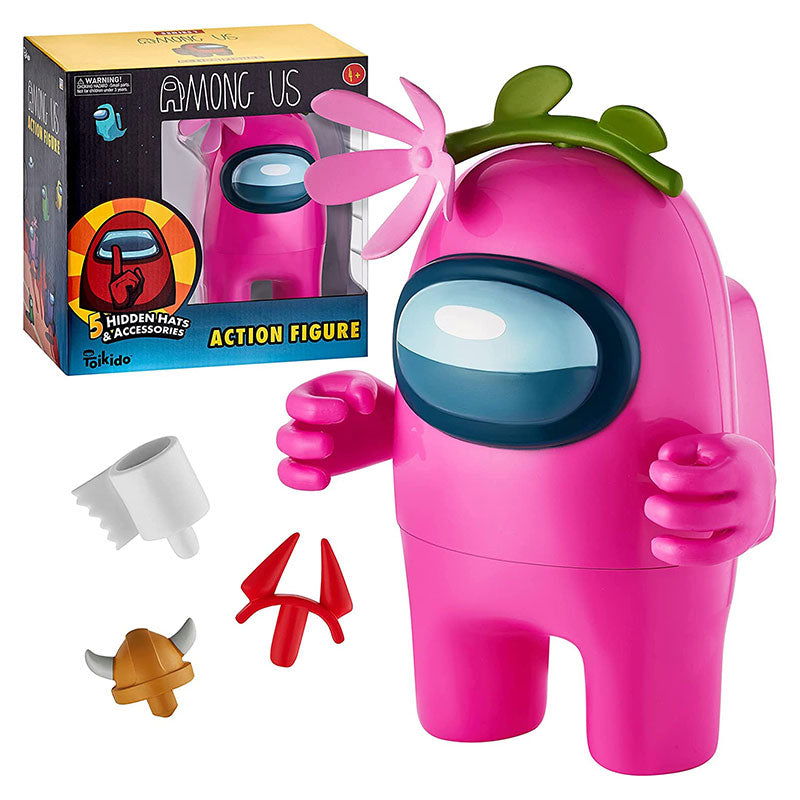 Among Us Crewmate Екшън Фигура Розов --- BebeMama
