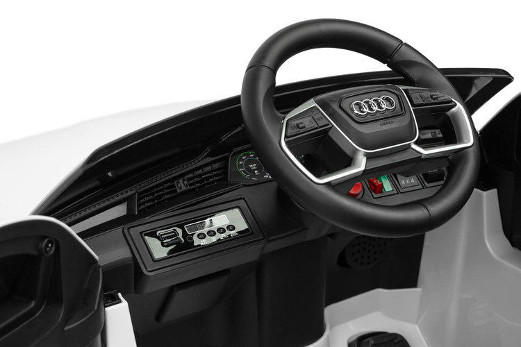 Акумулаторен Автомобил Audi Etron Spоrtback Бял Caretero Toyz --- BebeMama