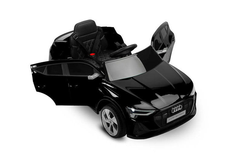 Акумулаторен Автомобил Audi Etron Spоrtback Черен Caretero Toyz --- BebeMama