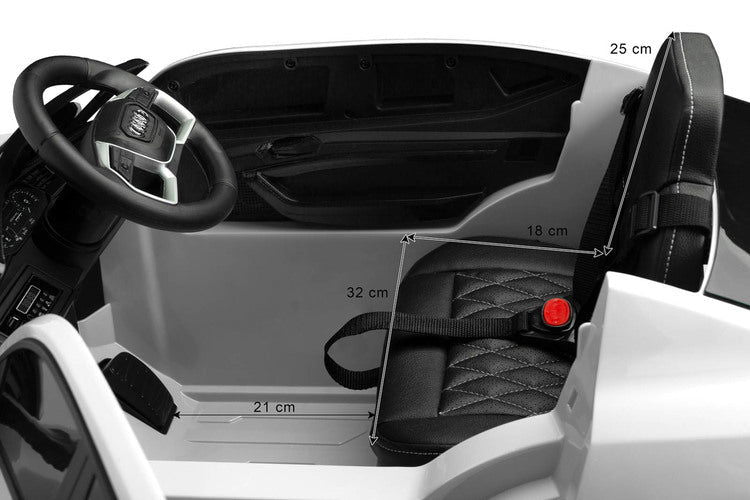 Акумулаторен Автомобил Audi Etron Spоrtback Черен Caretero Toyz --- BebeMama