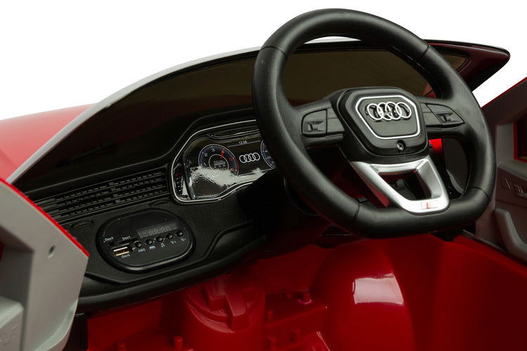 Акумулаторен Автомобил Audi Rs Q8 Черен Caretero Toyz --- BebeMama