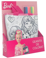 Чанта За Оцветяване Барби С 6 Измиващи Се Флумастери 22Х28Х5