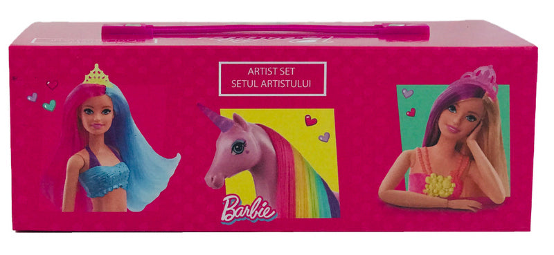 Триетажно Куфарче Барби За Оцветяване С Всичко Необходимо За Оцветяване