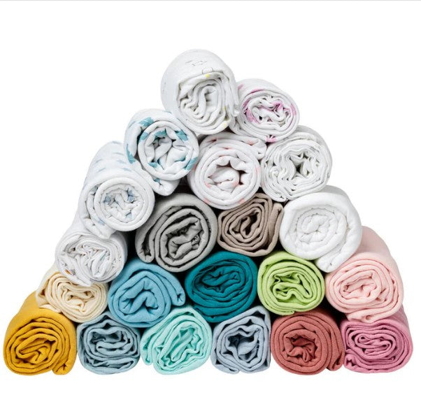 Комплект 2 Броя Чаршафи 60X120 См Бял + Бежов Babycalin