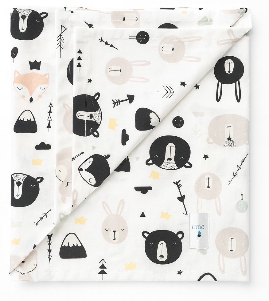 Бебешка калъфка за възглавница 40х60 см. Мечета