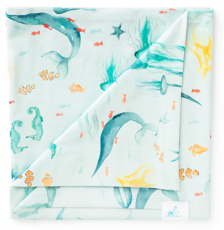 Бебешка калъфка за възглавница 40х60 см. Морско дъно