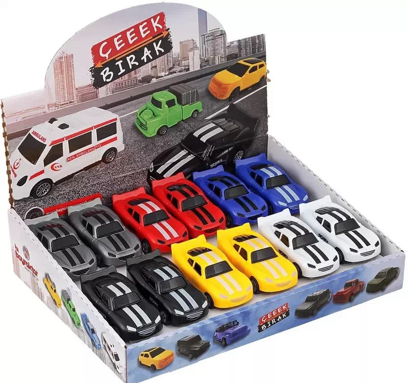 Комплект Колички С Функция Издърпай Назад С НавивавеВ Кутия