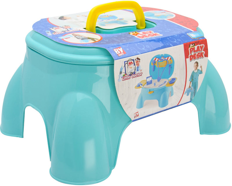2 В 1 Игрална Маса И Столче С Дръжка Малкия Доктор 27X19X39