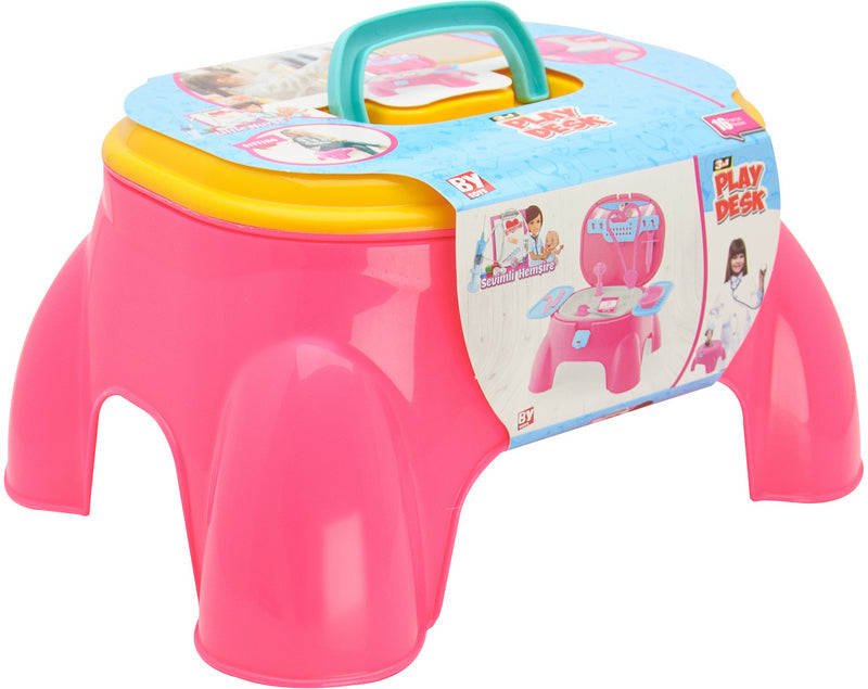 2 В 1 Игрална Маса И Столче С Дръжка Малката Мед. Сестра 27X19X39