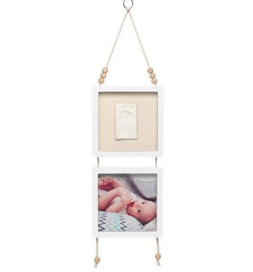 Baby Art Отпечатък - Baby Art Hanging Frame Рамка За Закачане Бял Цвят --- BebeMama