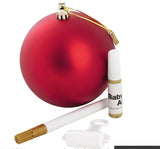 Baby Art Christmas Ball - Коледна Топка Червен Mat + Gold --- BebeMama