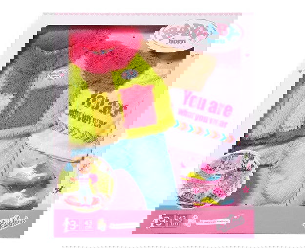 Baby Born - Комплект С Цветно Палто --- BebeMama