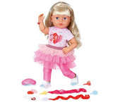 Baby Born - Кукла С Дълга Коса И Аксесоари Sister Styleplay 43 См --- BebeMama