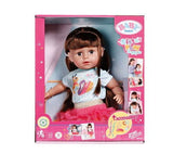 Baby Born - Кукла С Кестенява Коса И Аксесоари Sister Styleplay 43 См --- BebeMama