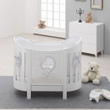 Baby Love Кошара Овал Бяла --- BebeMama