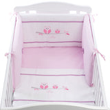 Baby Oliver Спален Комплект 3 Ч. За Бебешка Кошара (60 X 120) Sweet Pink Owl --- BebeMama