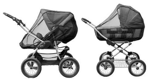 Babydan - Комарник За Количка Черен --- BebeMama