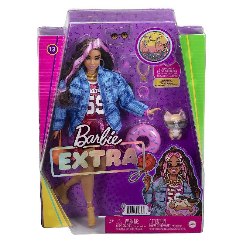 Barbie Extra Кукла С Аксесоари Basketball Jersey --- BebeMama