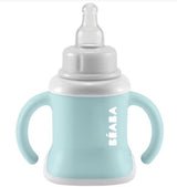 Beaba 3-В-1 Преходна Чашка Evoluclip 150 Мл Aqua --- BebeMama