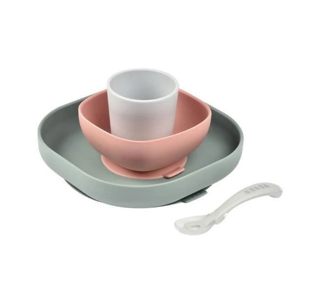 Beaba Комплект За Хранене 4 Части Евкалипт --- BebeMama