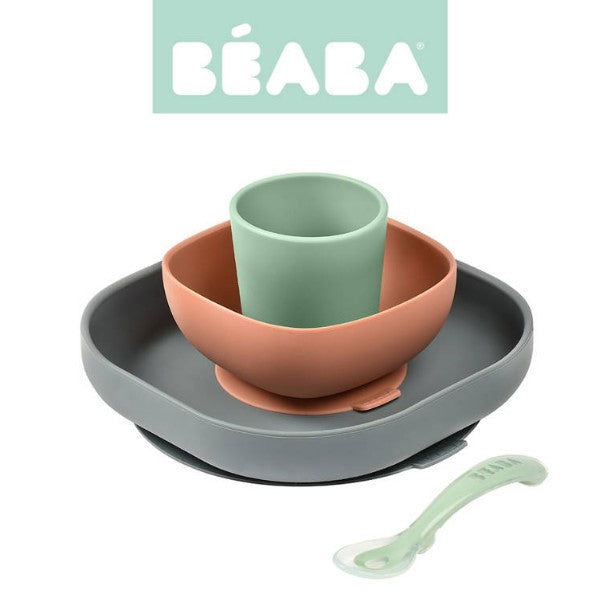 Beaba Комплект За Хранене 4 Части Минерал --- BebeMama