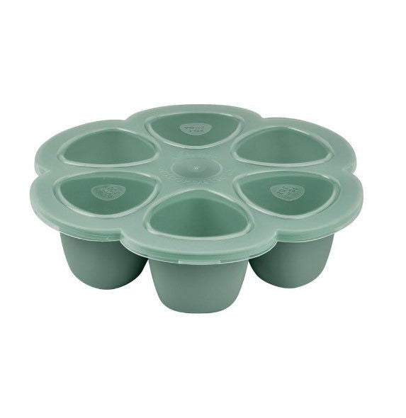 Beaba Силиконова Форма За Замразяване 6 * 90Мл Зелена --- BebeMama