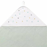 142/11 Хавлия Terry 100/100 Точки Бяла/Мента --- BebeMama