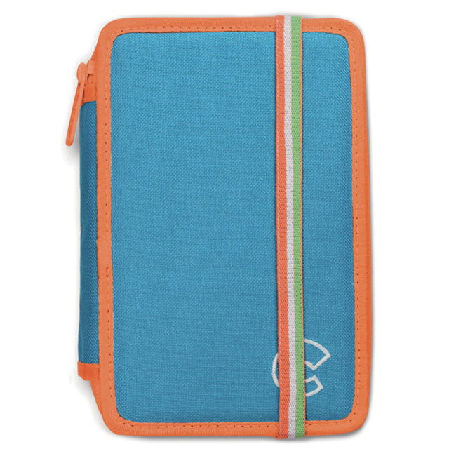 Corvina Fluo Несесер С 3 Ципа Пълен Син/Оранжев --- BebeMama