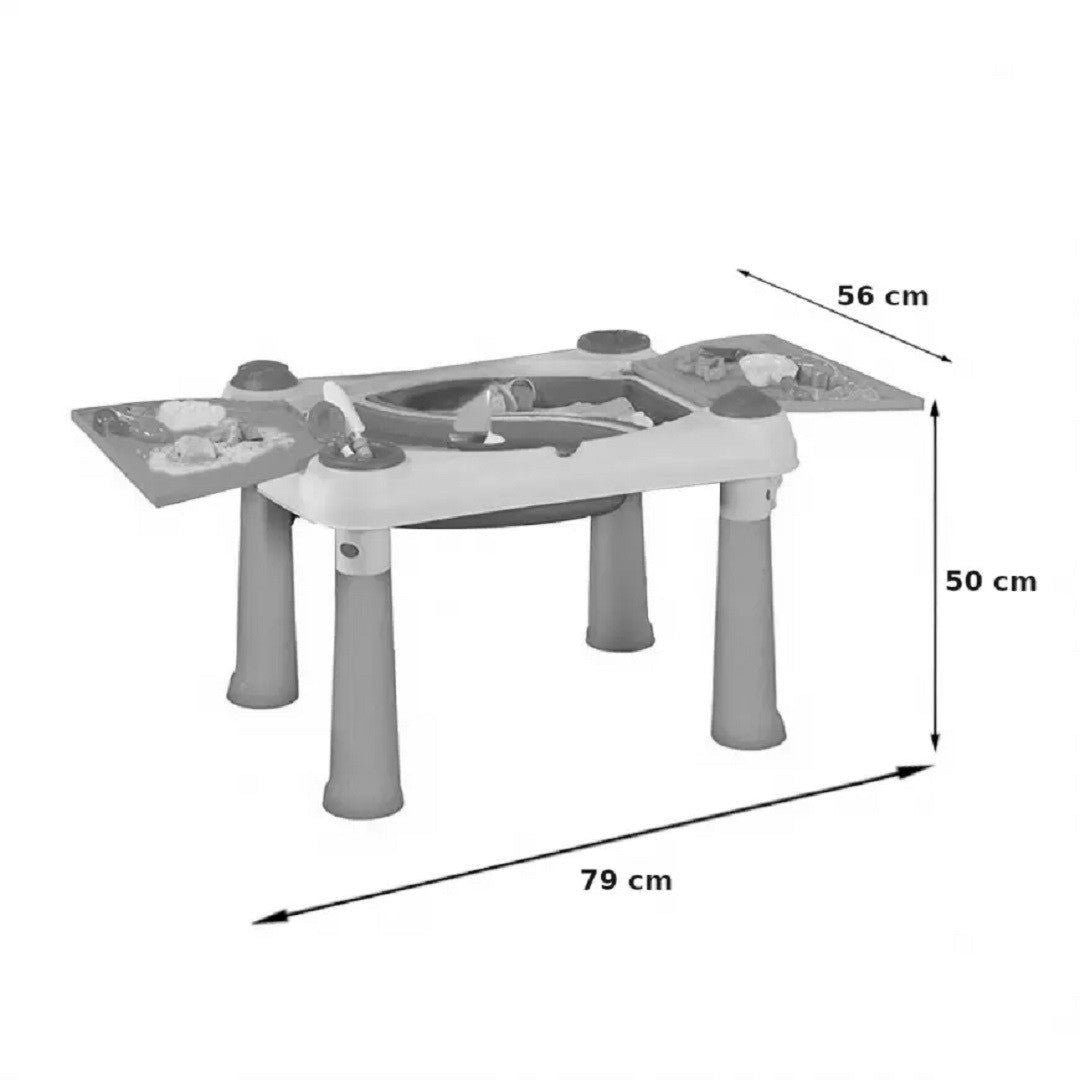 Keter 231588 Креативна Маса За Игра Тюркоаз/Червена --- BebeMama