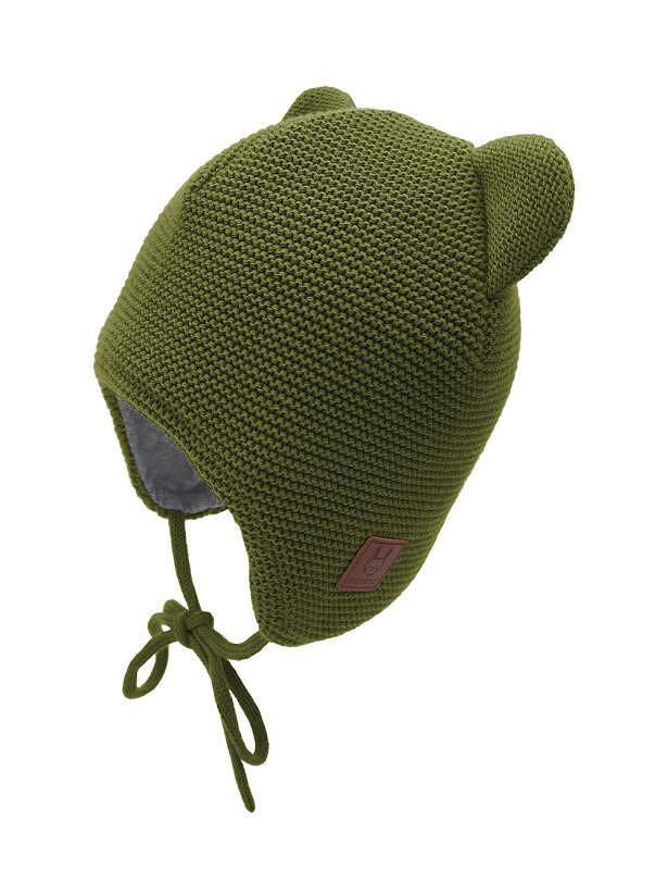 Maximo Зимна Шапка Зелена С Уши - 45 /9-12 Мес./ --- BebeMama