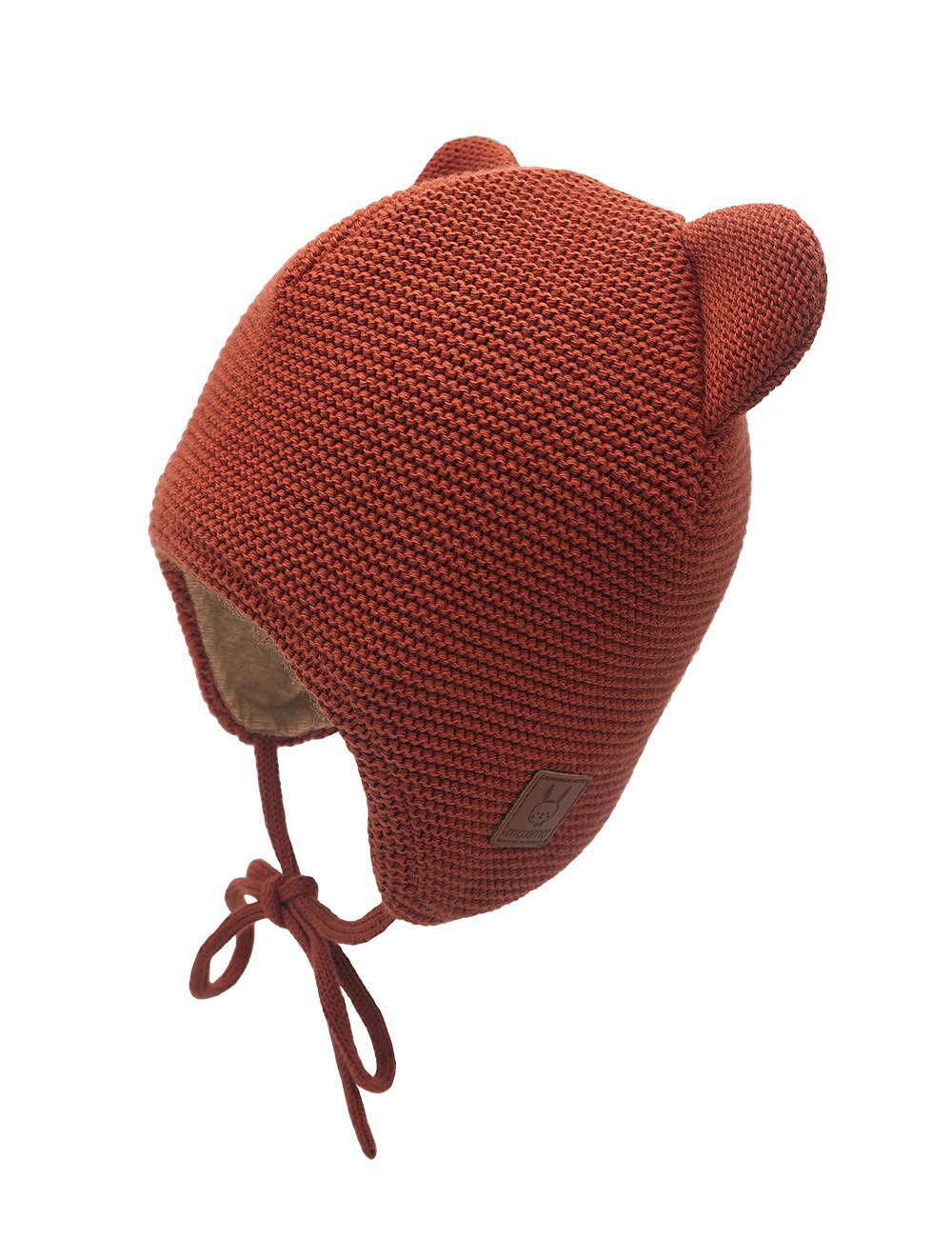 Maximo Зимна Шапка Червена С Уши - 45 /9-12 Мес./ --- BebeMama