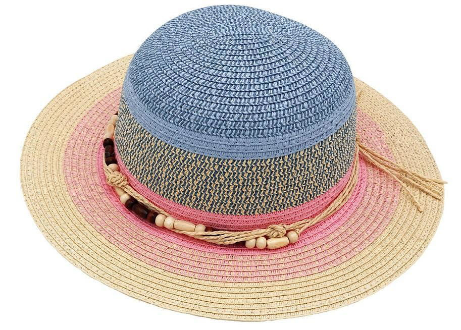 Maximo Лятна Шапка Капела С Декорация Синьо/Розова - 51 /2-3 Год./ --- BebeMama