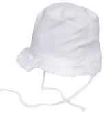 Maximo Лятна Шапка Периферия Бяла Дантела - 45 /9-12 Мес./ --- BebeMama