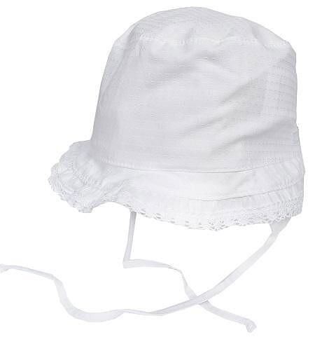 Maximo Лятна Шапка Периферия Бяла Дантела - 45 /9-12 Мес./ --- BebeMama