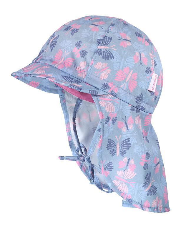 Maximo Лятна Шапка С Протектор Синя Пеперуди Upf50+ 0028 - 49 /18-24Мес./ --- BebeMama