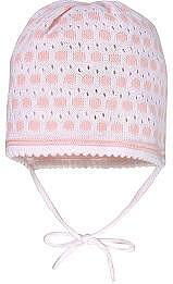 Maximo Шапка Плетена Розово/Бяло - 45 /9-12 Мес./ --- BebeMama
