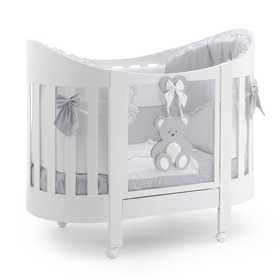 Peluche Grey Кошара Бяла/Сива Овал --- BebeMama