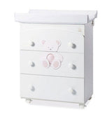 Peluche Pink Скрин За Вана И Повив. 3Ч. Б/Розов --- BebeMama