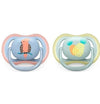 Philips Avent Залъгалки - Ultra Air + Стерил. Кутия (0-6М) Папагал/Ананас --- BebeMama