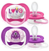 Philips Avent Залъгалки - Ultra Air Happy + Ст. Кутия (6-18М) Микс С.Надпис/Таласъм Р.Надпис/Таласъм --- BebeMama