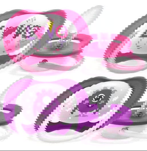 Philips Avent Залъгалки - Ultra Air Happy + Ст. Кутия (6-18М) Микс С.Надпис/Таласъм Р.Надпис/Таласъм --- BebeMama