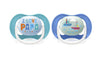 Philips Avent Залъгалки - Ultra Air Happy + Стерил. Кутия (6-18М) Момче Надпис/Лодка --- BebeMama