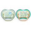Philips Avent Залъгалки - Ultra Air Night + Стерил. Кутия (0-6М) Звезда/Сова --- BebeMama